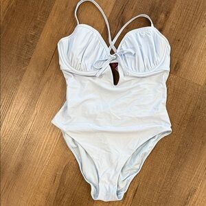 NWT Adore Me Light Blue One Piece Swimsuit